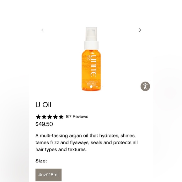 COPY - 🔴 UNITE U Oil Argan Oil - Picture 3 of 8